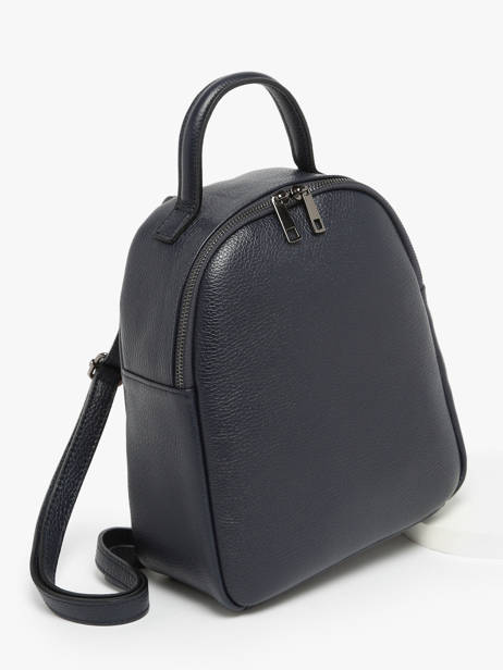 Rugzak Milano Blauw caviar CA23113 ander zicht 2